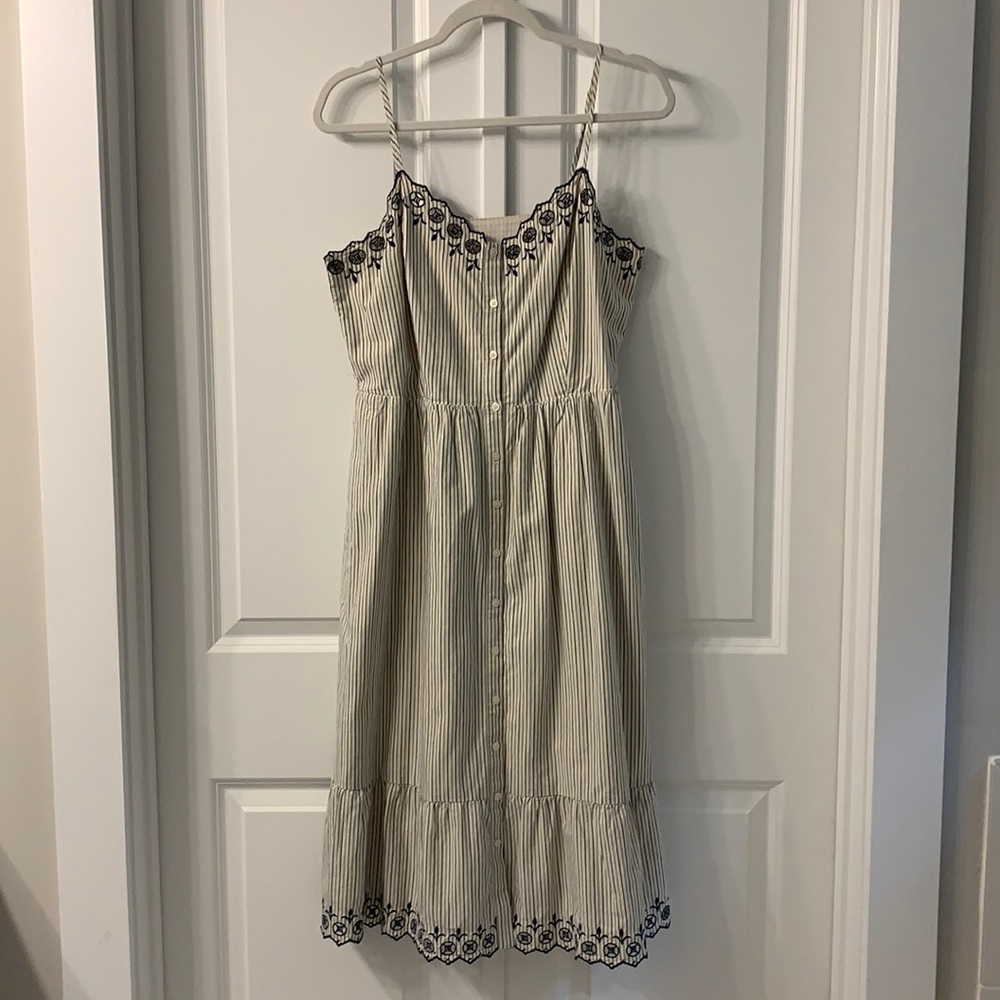 madewell cotton summer dress size medium